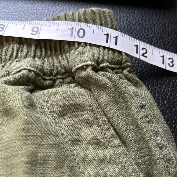 NLST FW15 Jogger Japanese Fabric Army Green Pant Pockets Slouchy Sz S - Picture 13 of 14